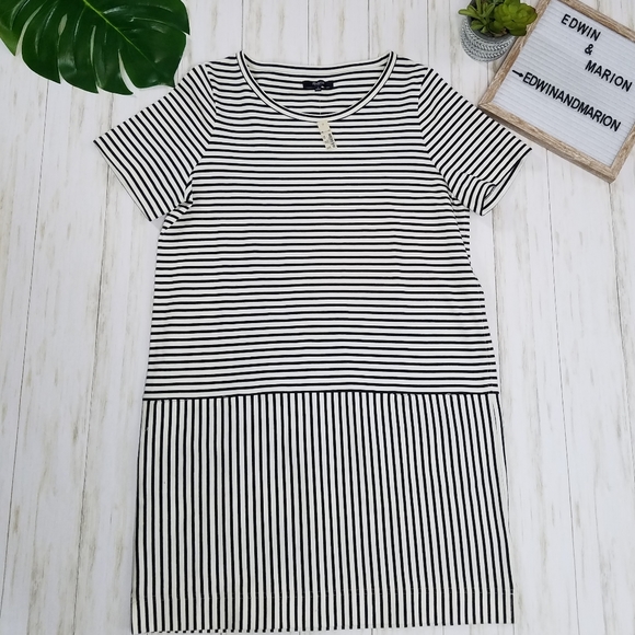 Madewell Dresses & Skirts - NWT Madewell Dockside Striped T Shirt Dress